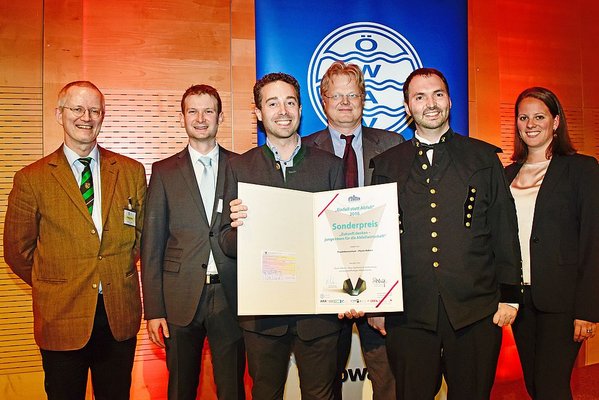 Verleihung des Sonderpreises anlässlich der ÖWAV Tagung in Salzburg